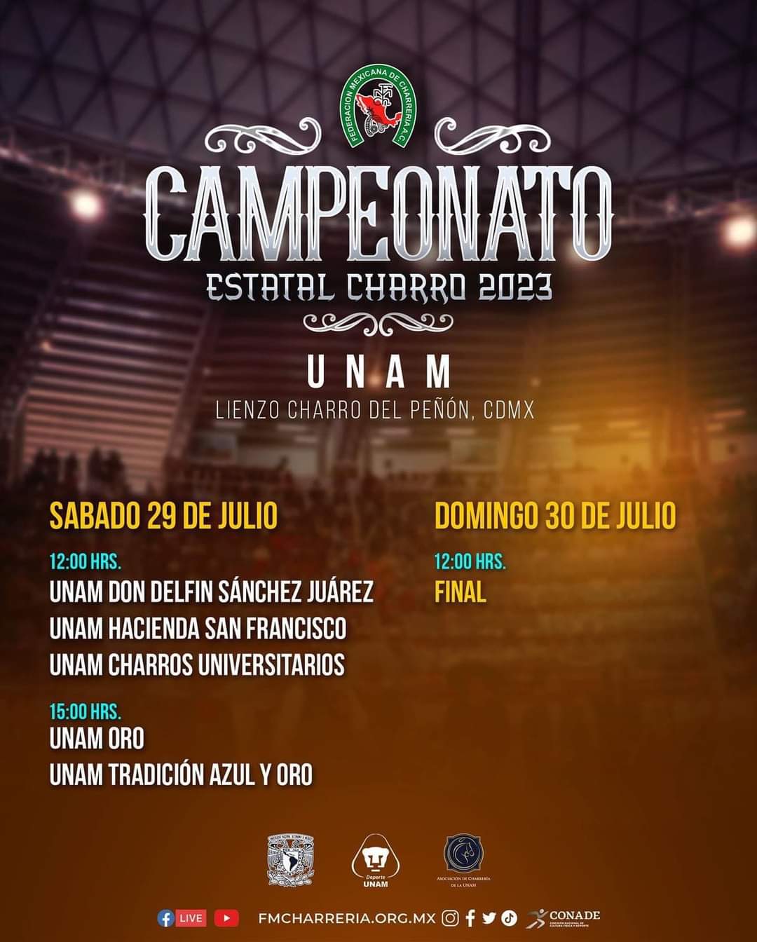 CAMPEONATO CHARRO UNAM