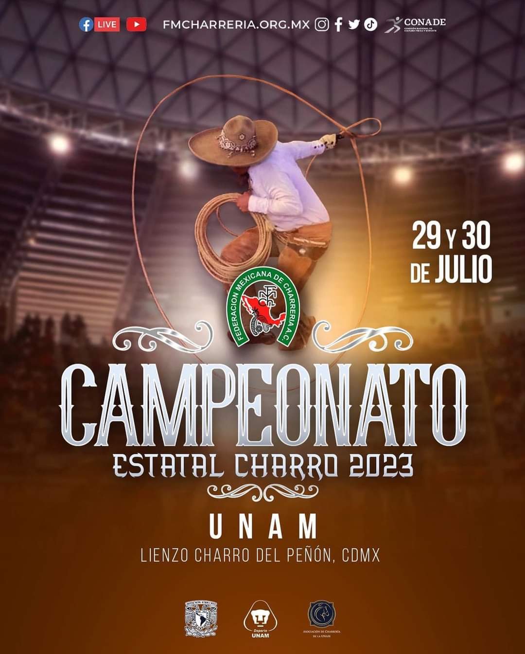 CAMPEONATO CHARRERÍA UNAM