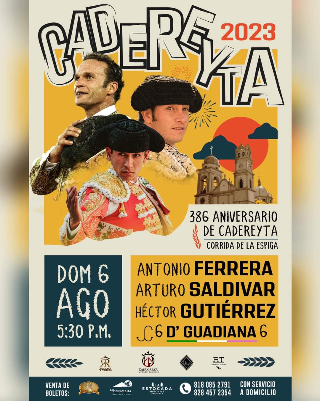 RESEÑADOS TOROS CADEREYTA