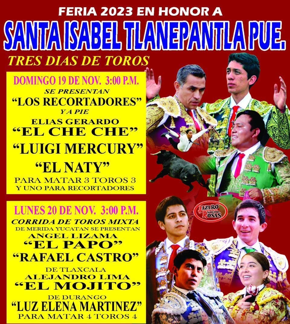 FERIA PATRONAL SANTA ISABEL TLANEPANTLA 