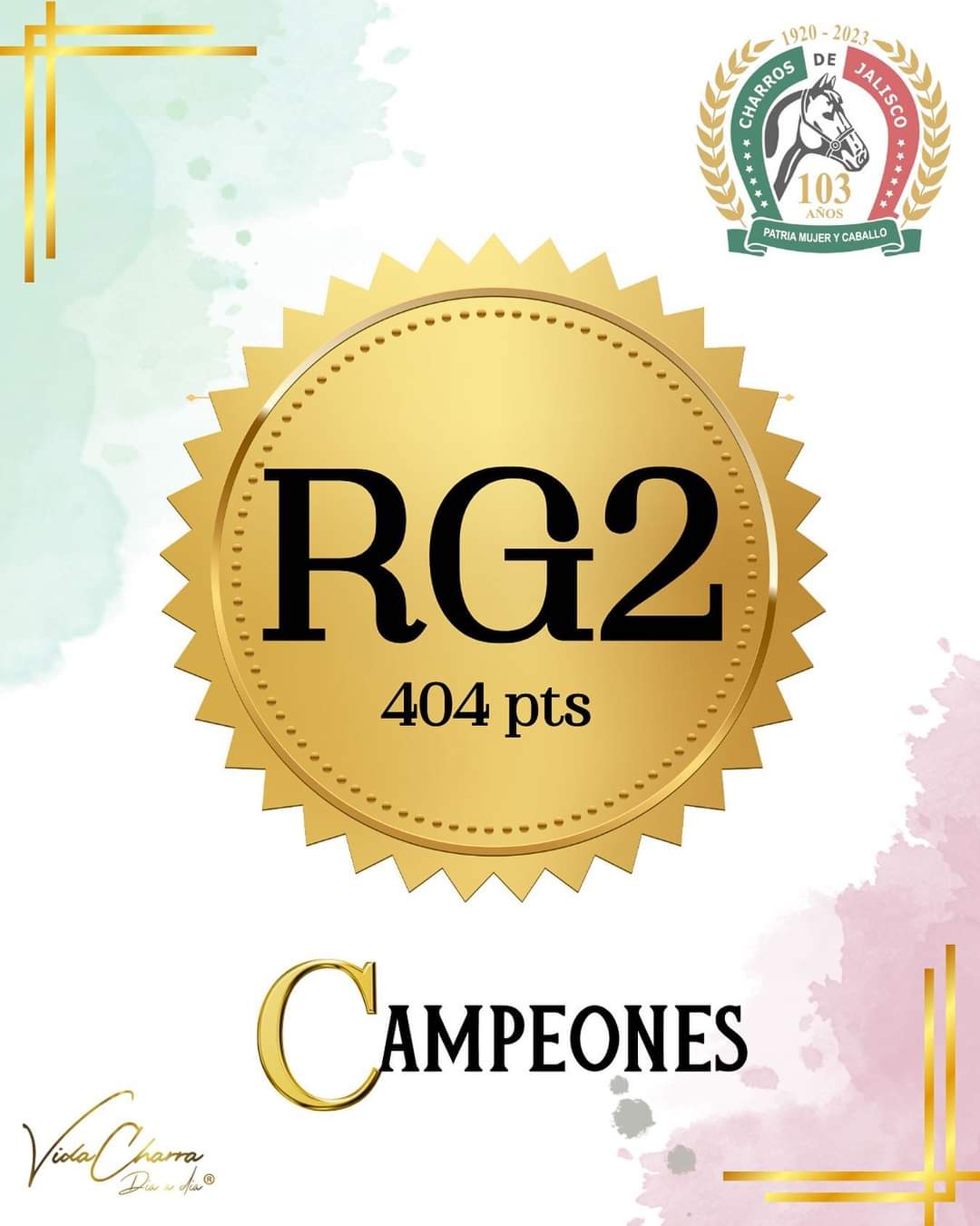 RG2 GANA CAMPEONATO