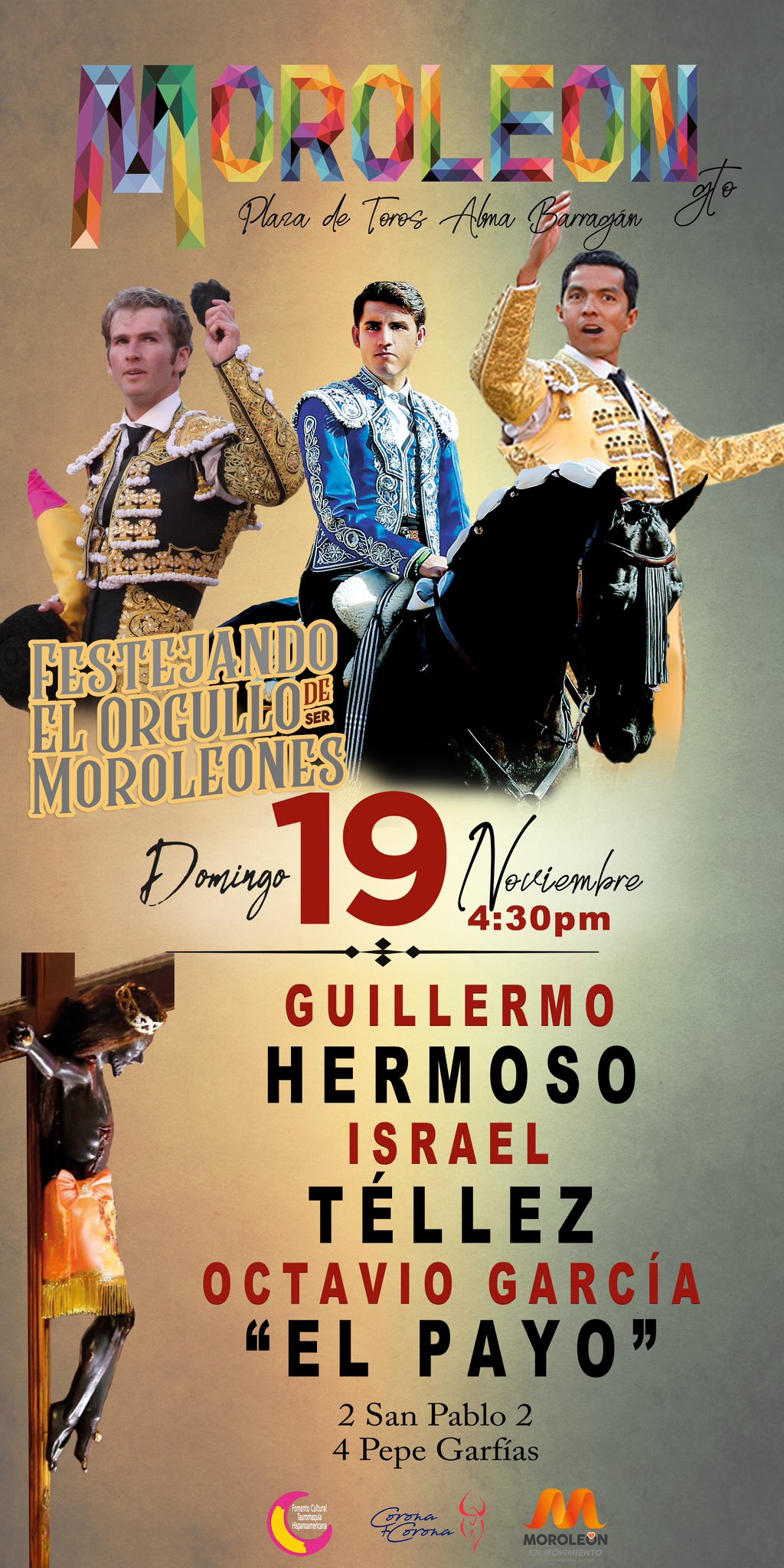 CARTEL CORRIDA MOROLEÓN