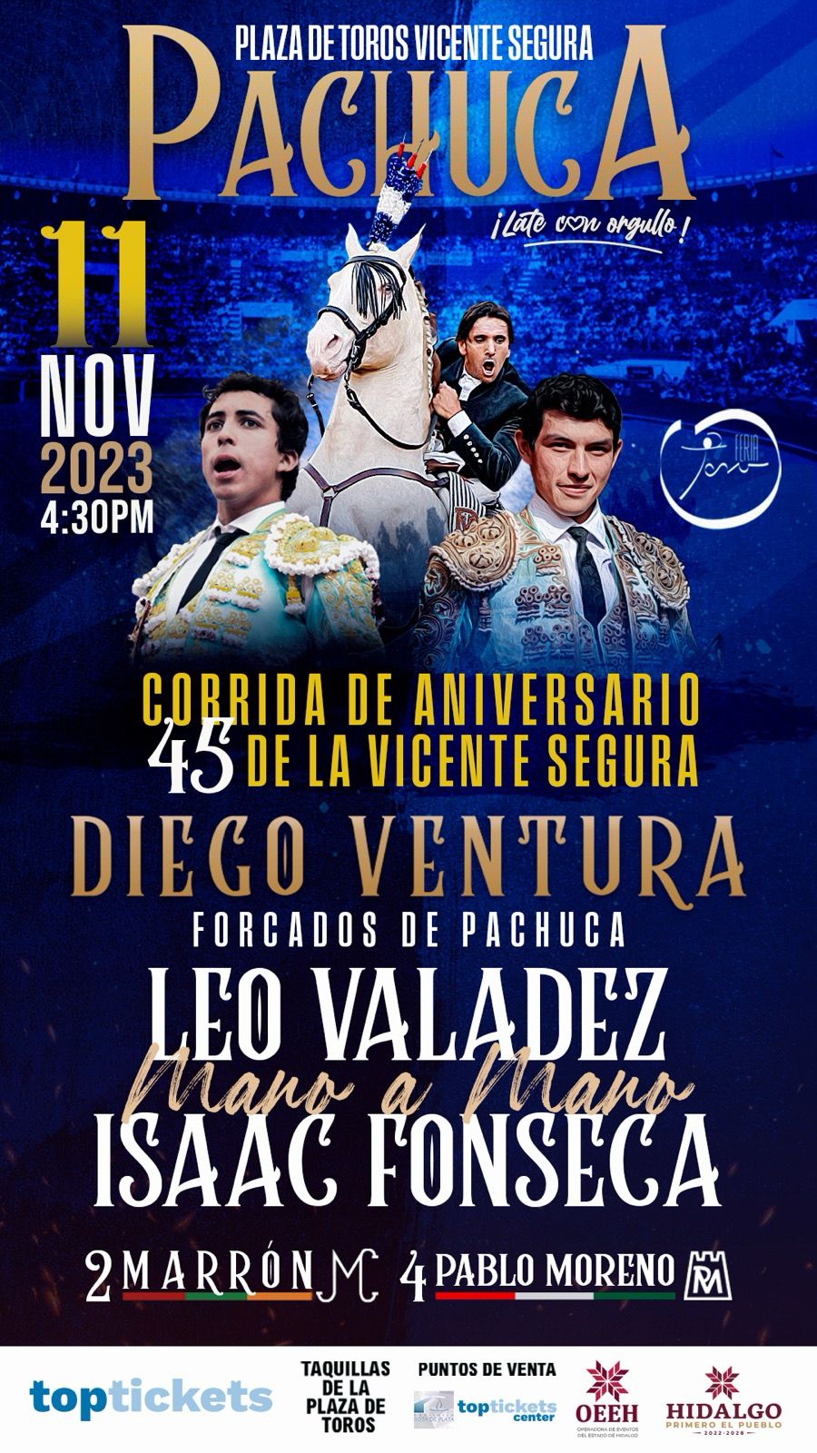 CARTEL PACHUCA NOVIEMBRE