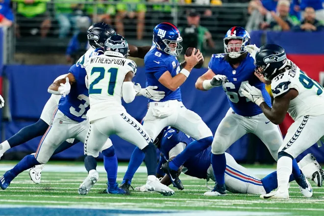 SEAHAWKS APLASTAN A LOS GIANTS