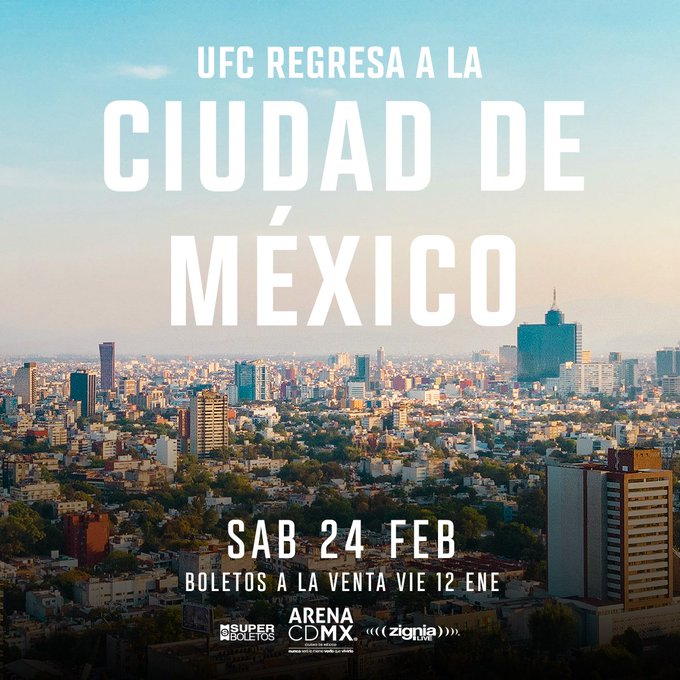 UFC REGRESA A MÉXICO 