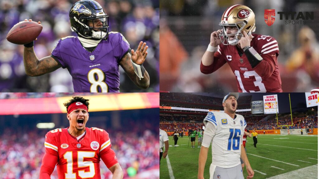 RAVENS, CHIEFS, 49ERS Y LIONS EN BUSCA DE UN BOLETO AL SUPER BOWL LVIII 