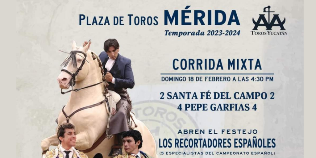 MÉRIDA TENDRÁ IMPORTANTE CARTEL PARA FEBRERO 