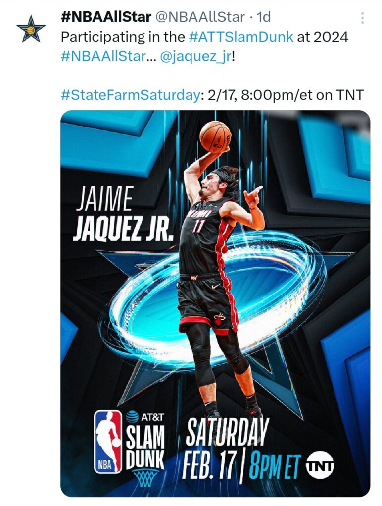 JAIME JÁQUEZ JR. ESTARÁ PRESENTE EN EL ALL-STAR DE LA NBA