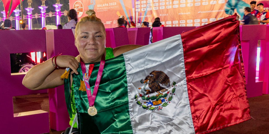 ROSA GUERRERO ABRIÓ MEDALLERO PARA MÉXICO EN MUNDIAL DE PARA ATLETISMO KOBE 2024