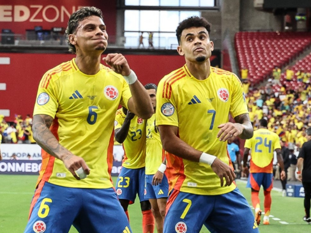 Colombia en lo más alto del grupo D tras ganarle a Costa Rica