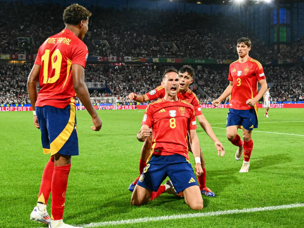 España goleó a Georgia y enfrentará a Alemania en un partidazo de cuartos