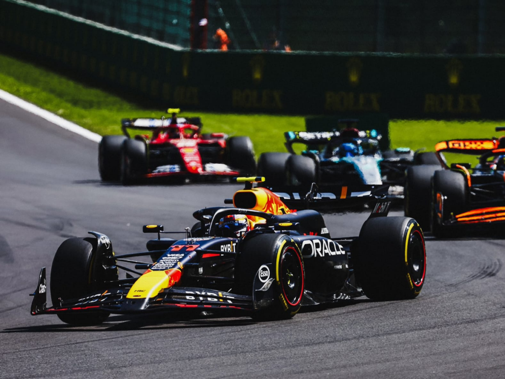 Checo Pérez Gran Premio de Bélgica