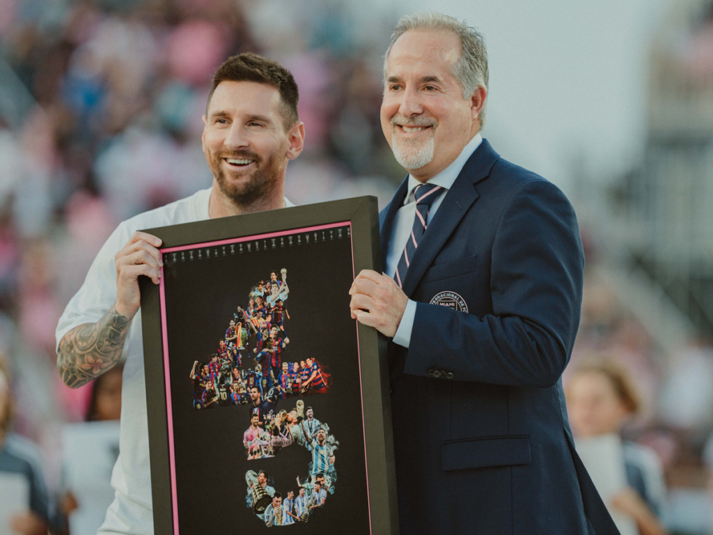 Inter de Miami homenajeó a Messi por sus 45 títulos