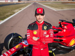 Charles Leclerc chocó su Ferrari en Mónaco