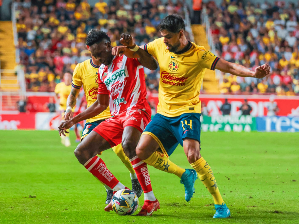 ¡Sufriendo! América rescató empate ante Necaxa con gol de último minuto