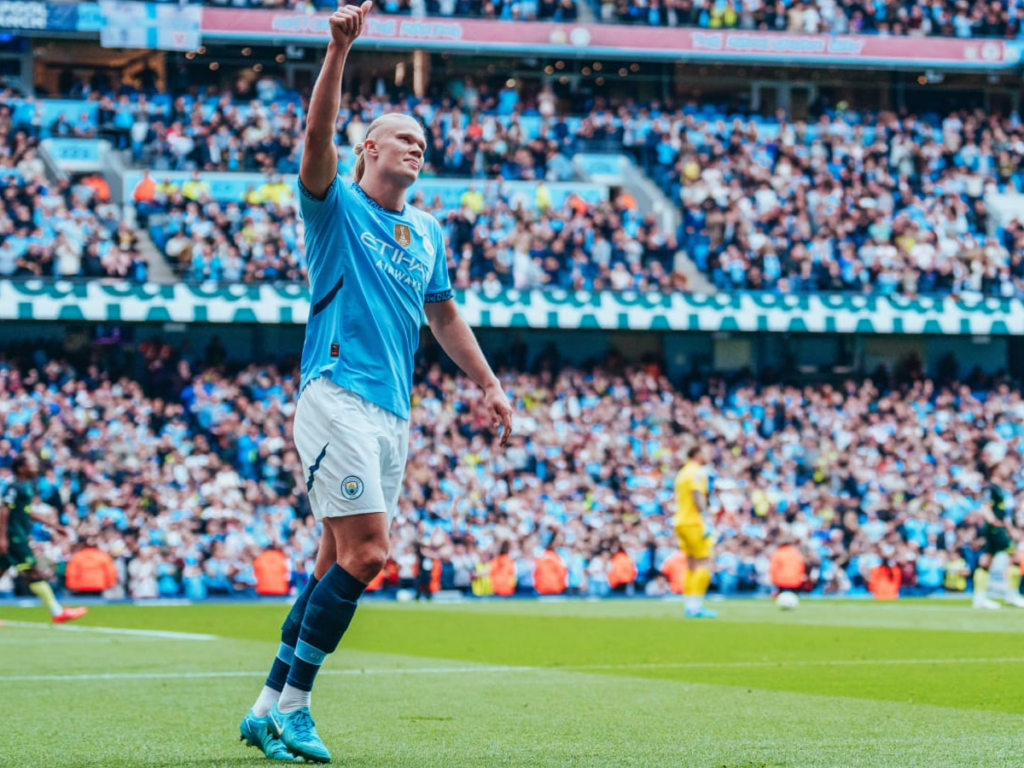 Manchester City con paso perfecto en la Premier League y Haaland imparable