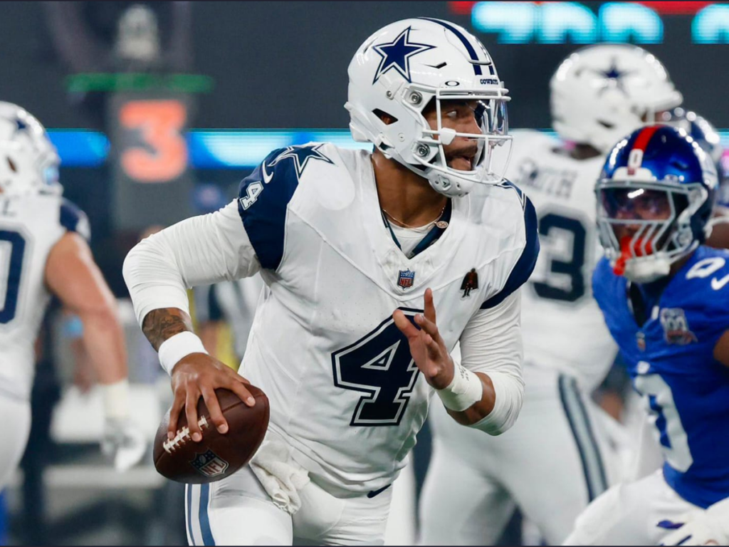 Los Cowboys vencieron a los Giants en el inicio de la Semana 4