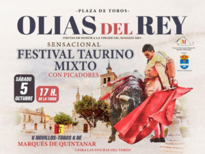 Anuncian festival taurino en Olías del Rey