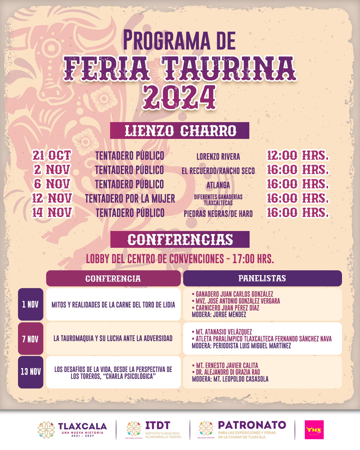 conferencias lienzo charro