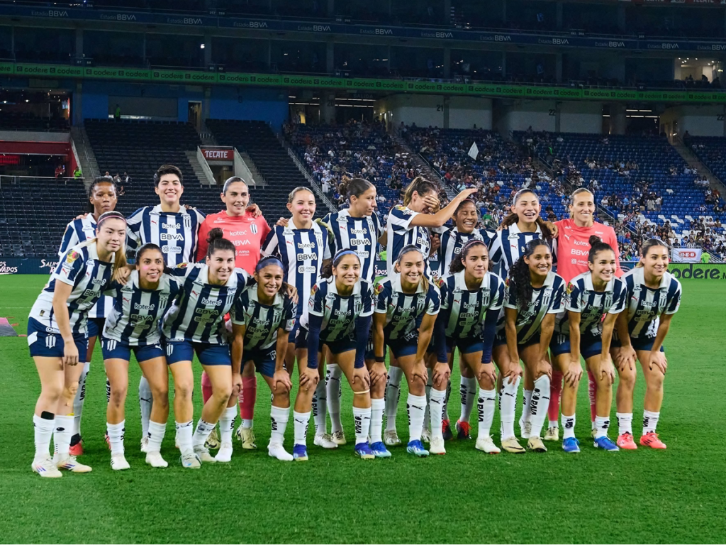 Rayadas goleó a Santos y se colocan en el tercer puesto de la Liga MX femenil