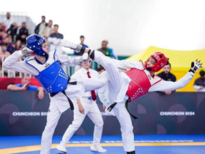 Taekwondoínes cumplieron con tercera jornada en Mundial Juvenil Chuncheon 2024