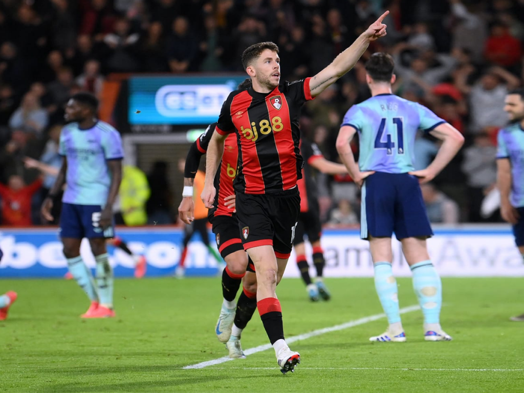 Bournemouth sorprendió al Arsenal y le ganó 2-0