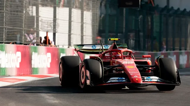 Ferrari al frente de la Práctica Libre 2 en el GP de México