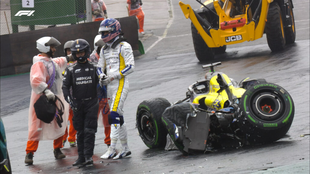 GP de Brasil lluvia