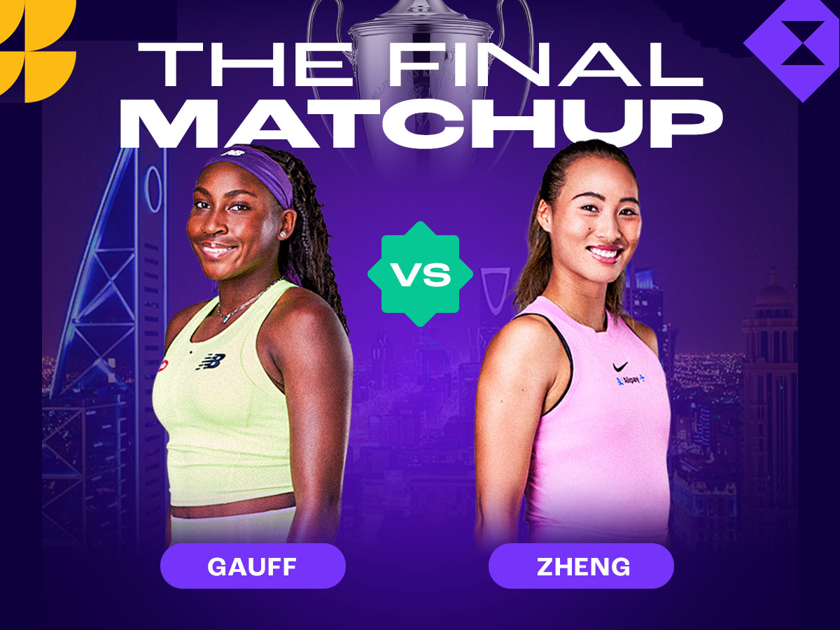 Gauff y Zheng en busca del título en las WTA Finals