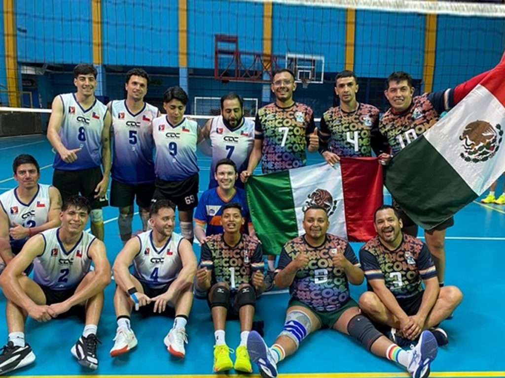 Selección Mexicana de la Diversidad de Voleibol gana bronce en Copa WENÜIKAN en Chile