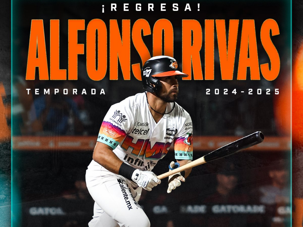 ¡Oficial! Naranjeros de Hermosillo anunciaron el regreso de Alfonso Rivas