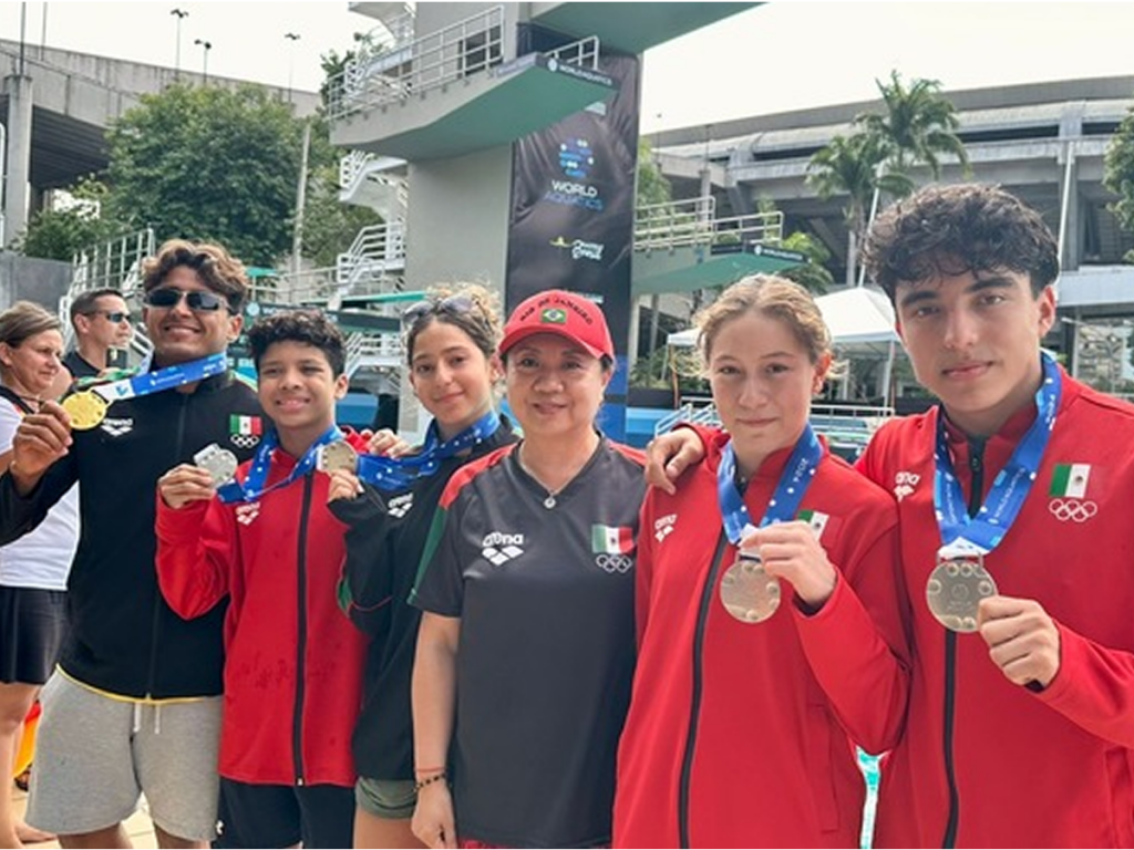 México dominó el Campeonato Mundial Juvenil de Clavados 2024 en Brasil con cuatro oros