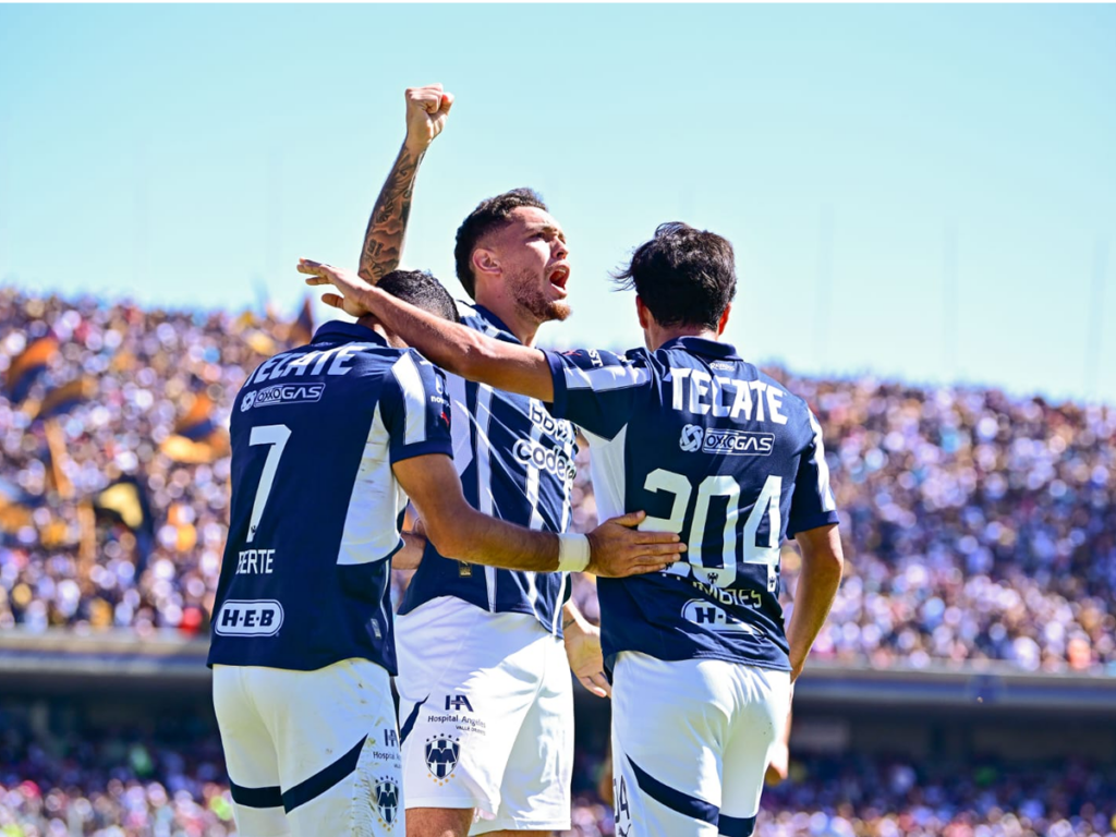 Rayados goleó a Pumas y se mete a semifinales del Apertura 2024