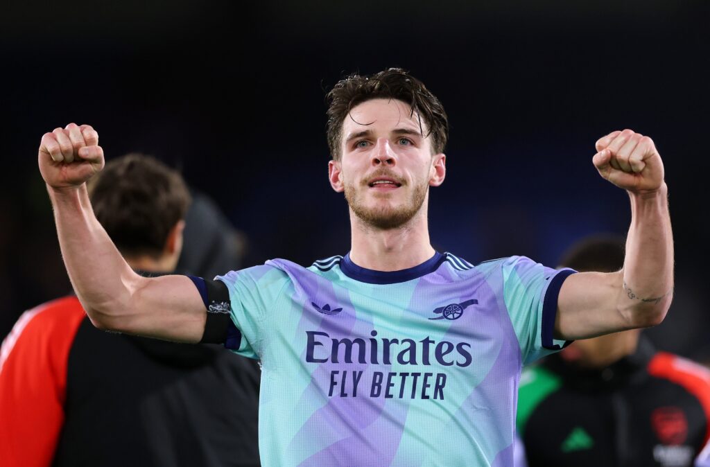 Declan Rice cerró la cuenta/ Imagen: X (@Arsenal)