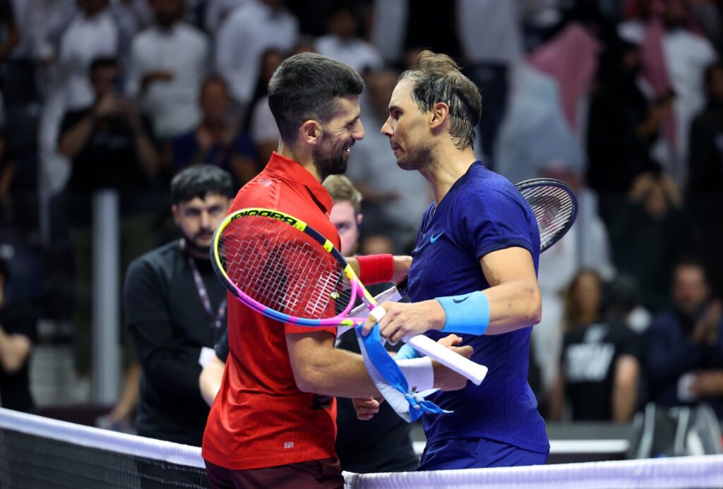 Djokovic vs Nadal en el Six Kings Slam 2024/Imagen: X (@DjokerNole)