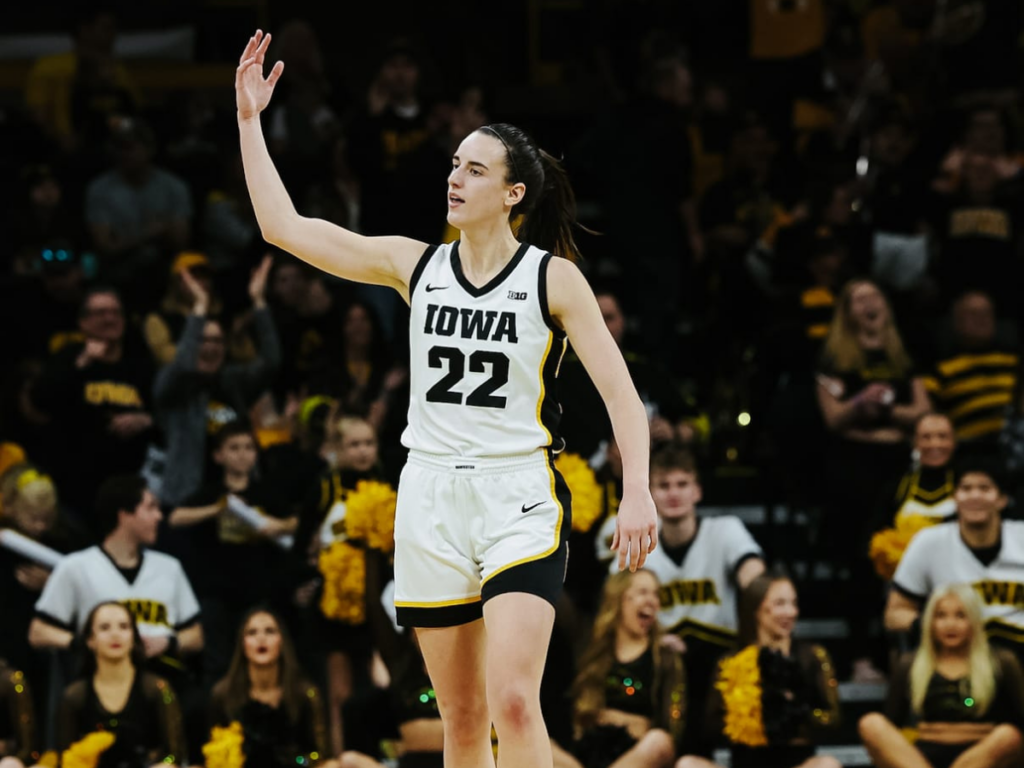 La Universidad de Iowa retirará el número de Caitlin Clark