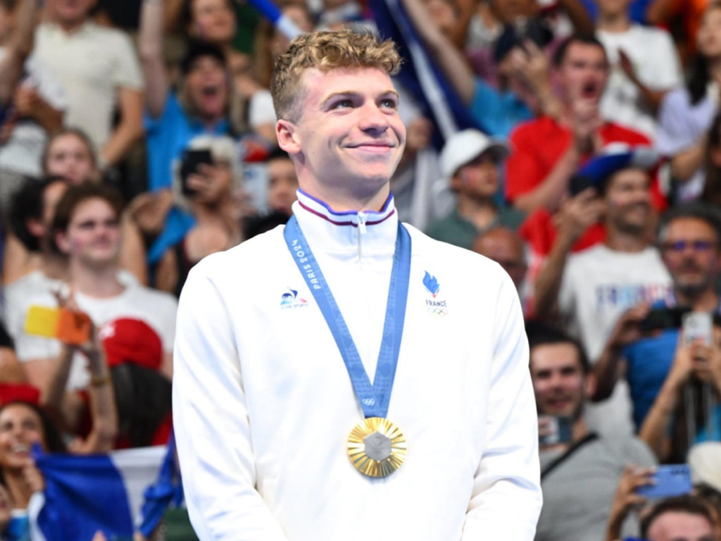 Leon Marchand, campeón olímpico, tomará un descanso de las piscinas