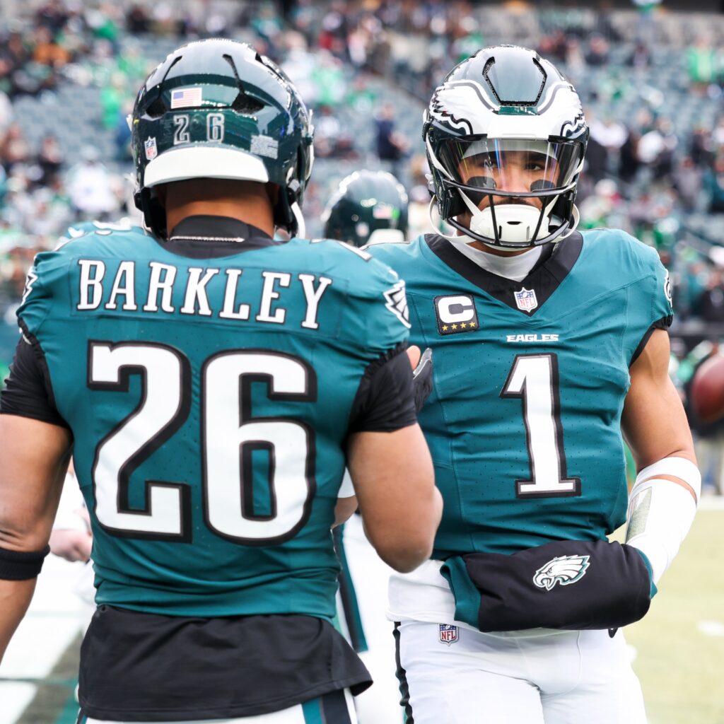 Barkley y Hurts brillaron en el juego/Imagen: X (@NFL)