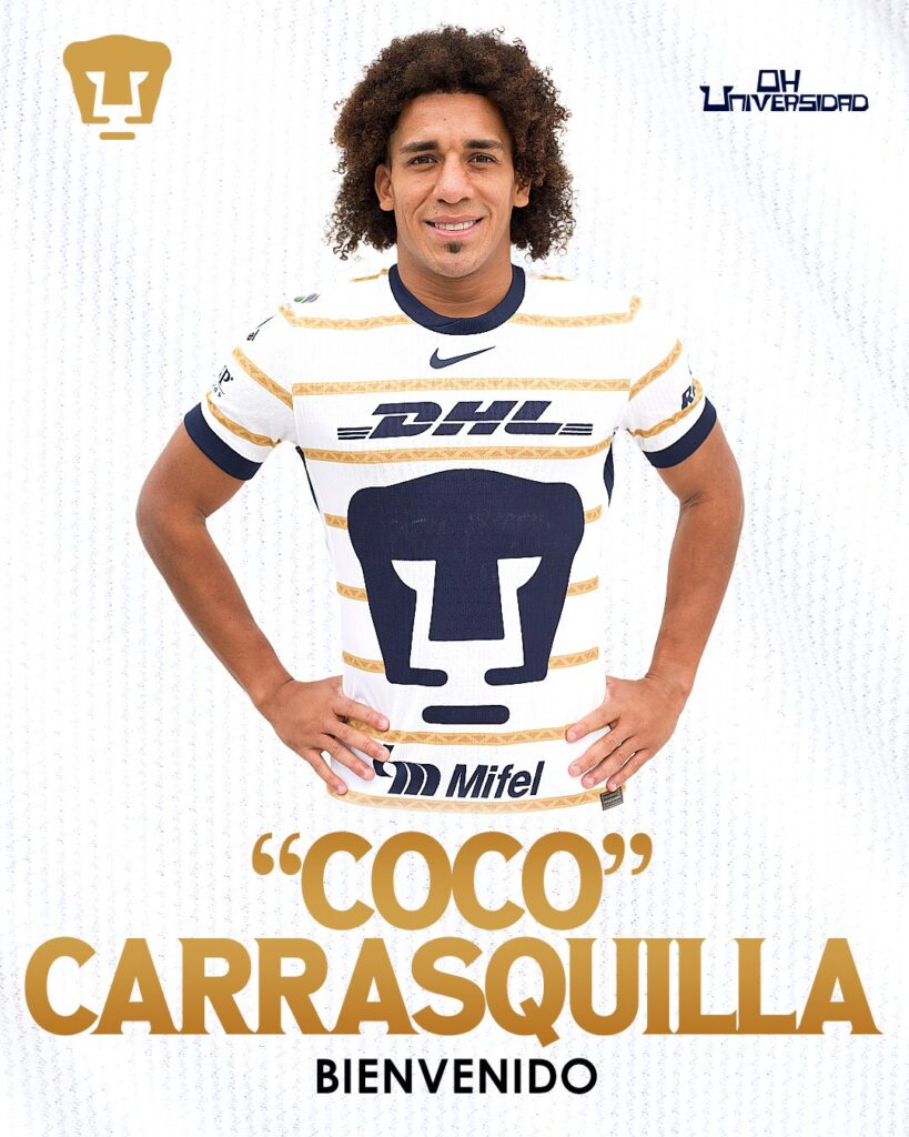 "Coco", el segundo refuerzo de Pumas/Imagen: X (@PumasMX)