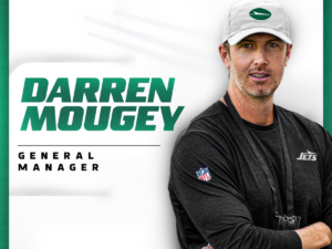 The Jets have chosen Darren Mougey as their new general manager