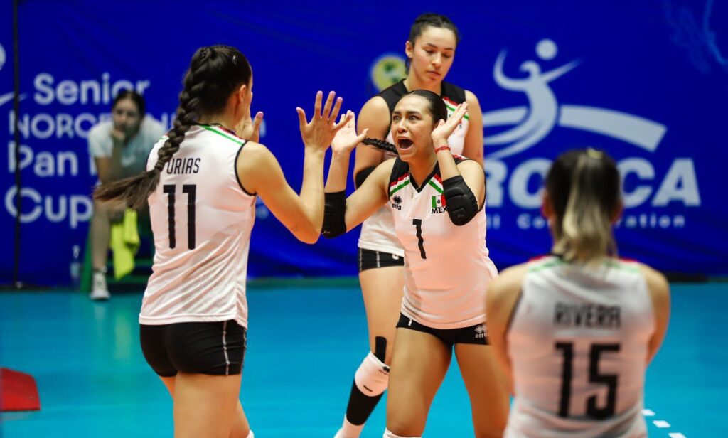 Equipo nacional femenil de voleibol de sala/Imagen: CONADE