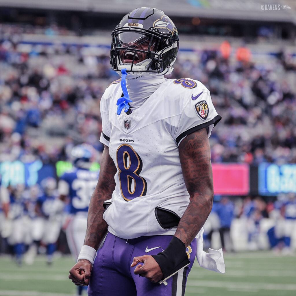 Allen vs Jackson/Imagen: X (@Ravens)