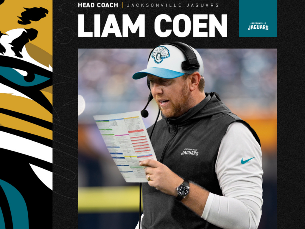 Liam Coen será el nuevo entrenador en jefe de los Jacksonville Jaguars