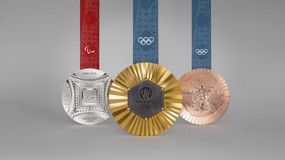 Medallas de mala calidad/Imagen: olympics.com