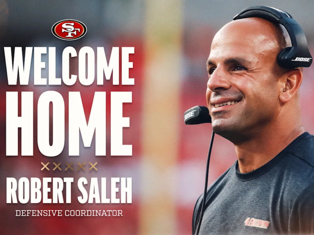 Robert Saleh será el nuevo coordinador defensivo de los 49ers