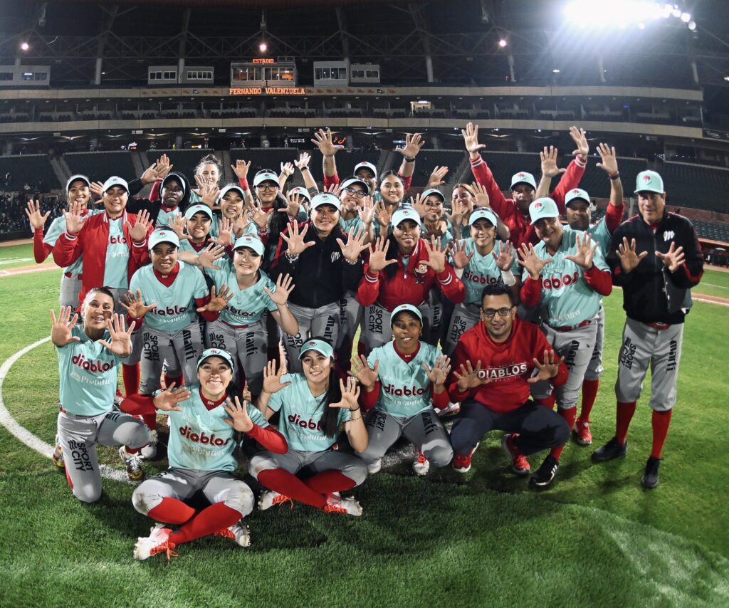 10 victorias consecutivas para Diablos/Imagen: X (@DiablosFem)