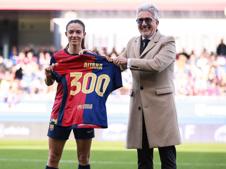 Aitana Bonmatí, una jugadora de 300 partidos