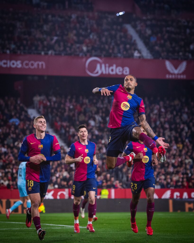 Barcelona goleó al Sevilla/Imagen: X (@FCBarcelona)