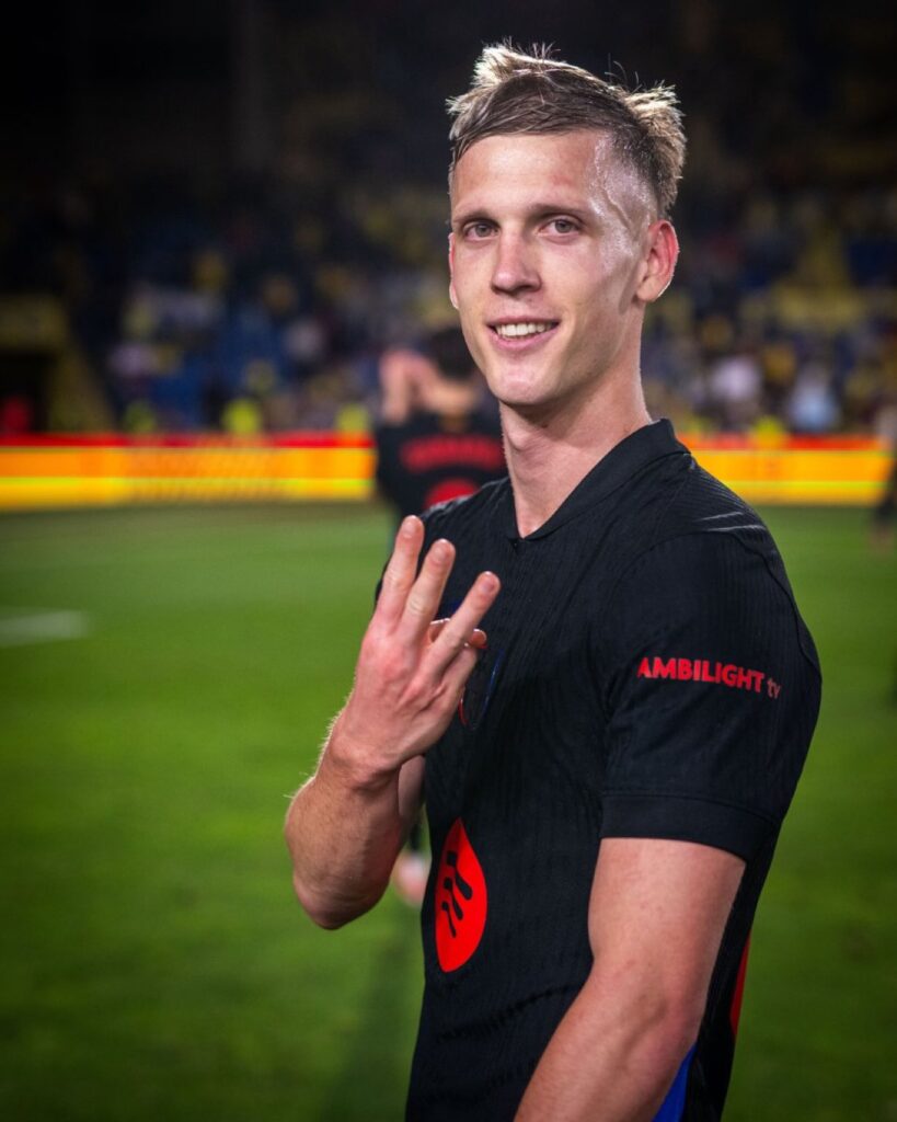 Dani Olmo marcó el primero del juego/Imagen: X (@FCBarcelona)