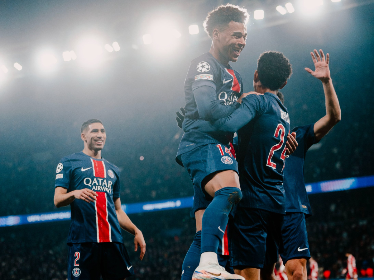 Goleada del PSG al Brest en Champions